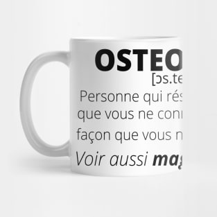 Osteopath - Definition Mug